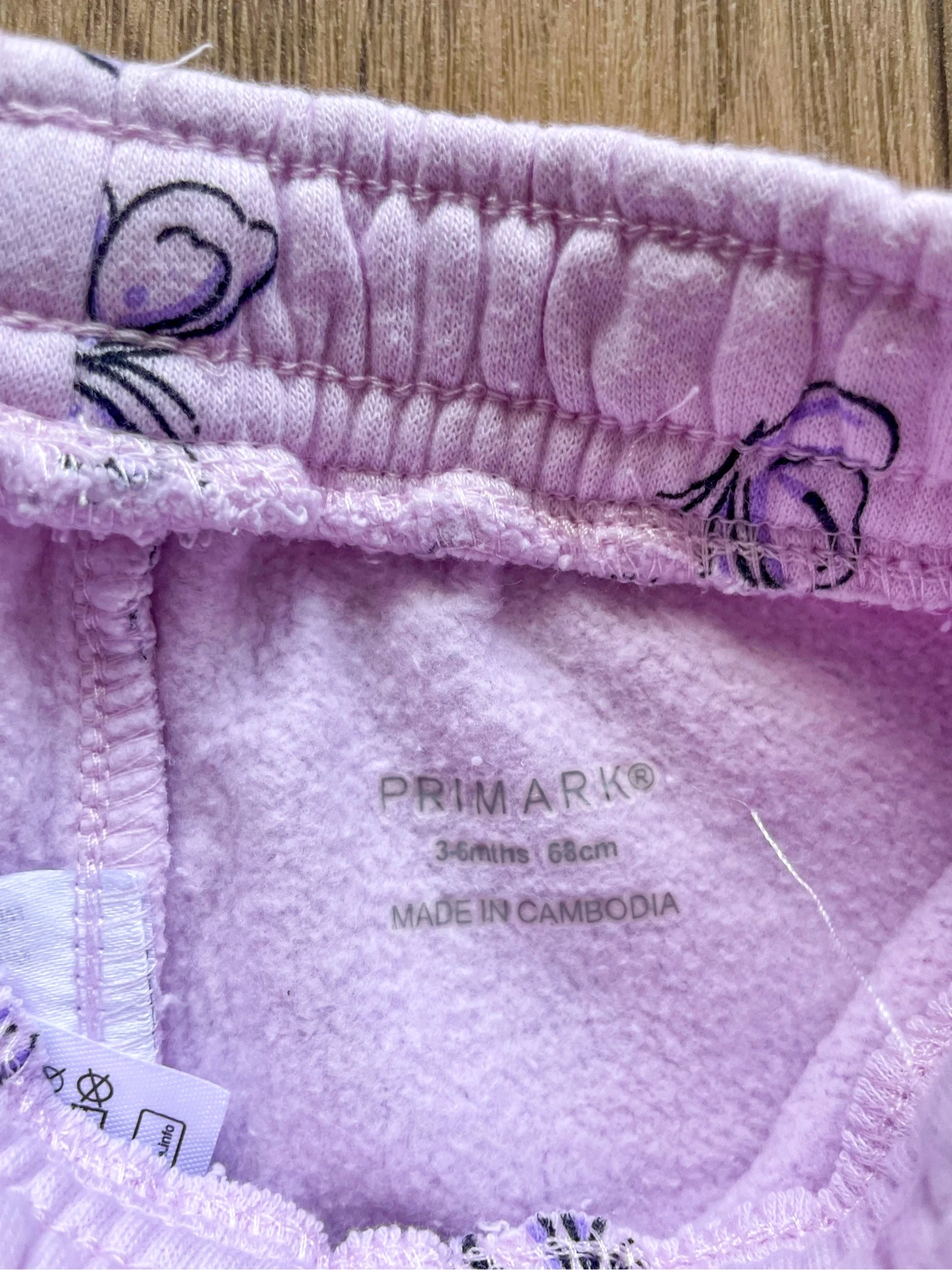 Schattige en jogging violette set met vlindermotief Primark maat 3-6 maanden – photo 8